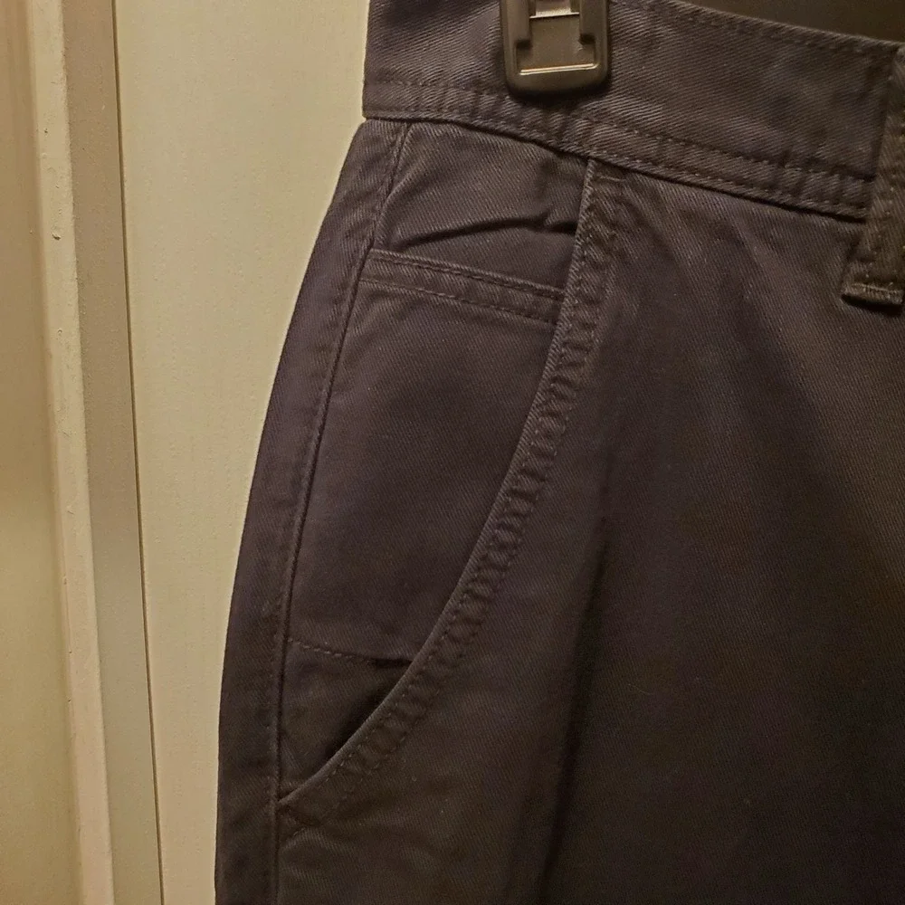 Banana Republic Surplus Twill Pant Mn 32x34 actual ins 30 BLK Athletic Taper NWT